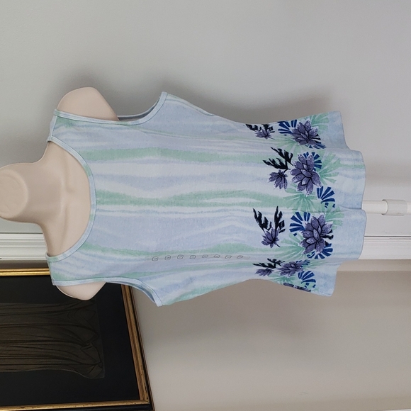 NWT Vintage Columbia Floral Tank.  Size L - Picture 1 of 12